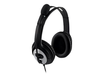 Microsoft LifeChat LX-3000 - Auricular - tamaño completo - cableado - USB - negro