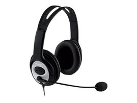 Microsoft LifeChat LX-3000 - Auricular - tamaño completo - cableado - USB - negro