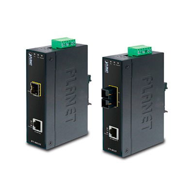 Convertidor de medios Industrial 10/100Base-TX a 100Base-FX Interfaz SC Convertidor de medios Industrial 10/100Base-TX a 100Base-FX Interfaz SC