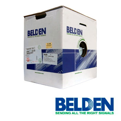CABLE FTP CAT5 BELDEN 1624R 006A1000 FORRO PVC AZUL CMR 4 PARES 100 MHZ CALIBRE 24AWG 100% COBRE USO INTERIOR IDEAL PARA INSTALACIONES DE SEGURIDAD, CCTV, VIDEO, DATOS, REDES ETHERNET. WI-FI. BLINDADO HILO TIERRA BOBINA 1000 PIES 305 METROS CABLE FTP CAT5 BELDEN 1624R 006A1000 FORRO PVC AZUL CMR 4 PARES 100 MHZ CALIBRE 24AWG 100% COBRE USO INTERIOR IDEAL PARA INSTALACIONES DE SEGURIDAD, CCTV, VIDEO, DATOS, REDES ETHERNET. WI-FI. BLINDADO HILO TIERRA BOBINA 1000 PIES 305 METROS