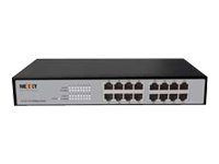Nexxt ASFRM164U1 - Conmutador  - 16 x 10/100 - Montable en Rack
