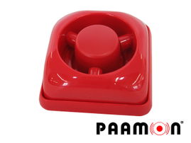 SIRENA DE FUEGO PAAMON PAM-F2 MATERIAL PLÁSTICO / COLOR ROJO / USO EN INTERIOR / ALAMBRICA / IDEAL PARA CUALQUIER SISTEMA DE ALARMA SIRENA DE FUEGO PAAMON PAM-F2 MATERIAL PLÁSTICO / COLOR ROJO / USO EN INTERIOR / ALAMBRICA / IDEAL PARA CUALQUIER SISTEMA DE ALARMA