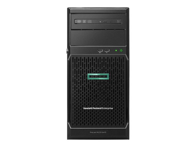 HPE - ProLiant ML30 Gen10 - Server - Tower - Intel Xeon E-2124 / 3.3 GHz - 8 GB DDR4 SDRAM - Hard Drive Not Installed