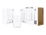 Ubiquiti UniFi UAP-AC-IW - Punto de acceso inalámbrico - Wi-Fi 5 - 2.4 GHz, 5 GHz - alimentación cc - en pared