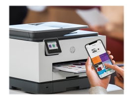 HP Officejet Pro 9020 All-in-One - Impresora multifunción - color - chorro de tinta - Legal (216 x 356 mm) (original) - A4/Legal (material) - hasta 23 ppm (copiando) - hasta 24 ppm (impresión) - 250 hojas - USB 2.0, LAN, Wi-Fi(n), host USB - basalto HP Officejet Pro 9020 All-in-One - Impresora multifunción - color - chorro de tinta - Legal (216 x 356 mm) (original) - A4/Legal (material) - hasta 23 ppm (copiando) - hasta 24 ppm (impresión) - 250 hojas - USB 2.0, LAN, Wi-Fi(n), host USB - basalto