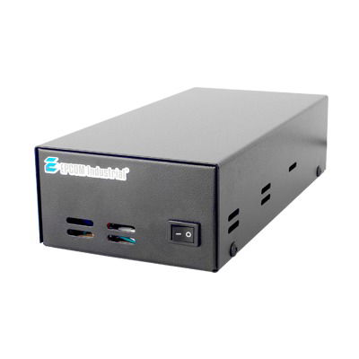 Fuente Industrial de 12 Vcd Conmutada. Corriente max. 12 Amps.