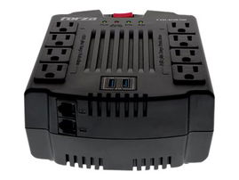 Regulador de Voltaje Forza FVR-1211USB 1200VA / 600W - Regulador Automático de Voltaje