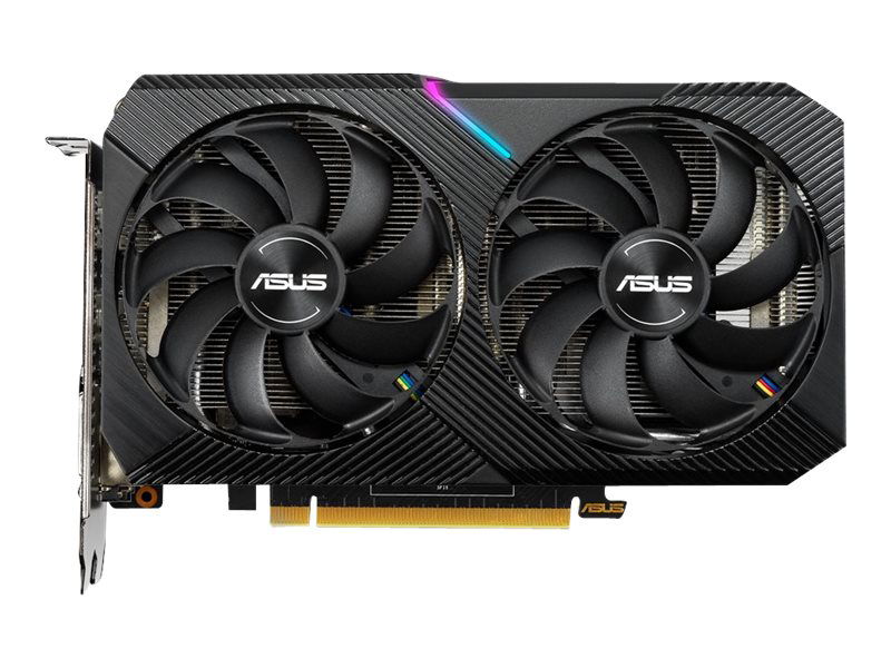 ASUS DUAL-RTX2070-O8G-MINI - OC Edition - tarjeta gráfica - GF RTX 2070 - 8 GB GDDR6 - PCIe 3.0 x16 - DVI, HDMI, DisplayPort