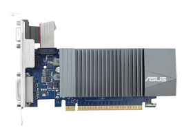 ASUS GT710-SL-2GD5 - Tarjeta gráfica - GF GT 710 - 2 GB GDDR5 - PCIe 2.0 - DVI, D-Sub, HDMI - sin ventilador