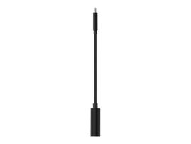 Belkin USB-C to VGA + Charge Adapter - Adaptador de vídeo - 24 pin USB-C macho a HD-15 (VGA), USB-C (solo alimentación) hembra - negro - compatibilidad con 1080p, USB Power Delivery (60W)