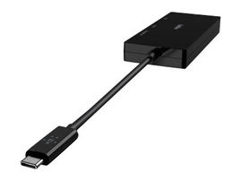 Belkin - Adaptador de vídeo - 24 pin USB-C macho a HD-15 (VGA), DVI-I, HDMI, DisplayPort hembra - negro - compatibilidad con 4K Belkin - Adaptador de vídeo - 24 pin USB-C macho a HD-15 (VGA), DVI-I, HDMI, DisplayPort hembra - negro - compatibilidad con 4K