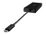 Belkin - Adaptador de vídeo - 24 pin USB-C macho a HD-15 (VGA), DVI-I, HDMI, DisplayPort hembra - negro - compatibilidad con 4K
