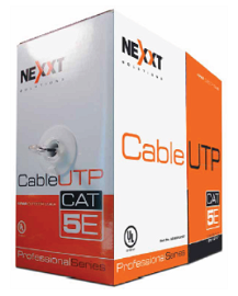 Nexxt - Par trenzado UTP Cat5e para exteriores - 24AWG - 305 m - CMX - Negro