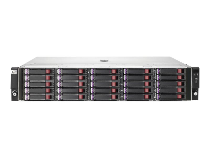 HPE StorageWorks Disk Enclosure D2700 - Caja de almacenamiento - 25 compartimentos (SATA-300 / SAS-2) - HDD 0 - montaje en bastidor - 2U HPE StorageWorks Disk Enclosure D2700 - Caja de almacenamiento - 25 compartimentos (SATA-300 / SAS-2) - HDD 0 - montaje en bastidor - 2U