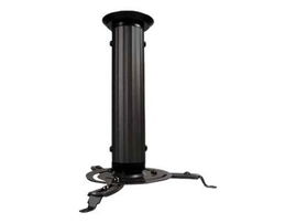 Klip Xtreme KPM-410B - Kit de montaje (montaje en techo inclinado/giratorio, columna) para proyector - aluminio, acero - negro - se puede instalar en el techo