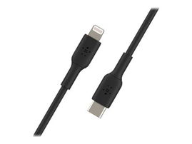 Belkin BoostCharge - Cable Lightning - 24 pin USB-C macho a Lightning macho - 1 m - negro - suministro de potencia USB (18W)