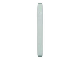 Belkin Pocket Power - Cargador portátil - 10000 mAh - 2.4 A - 2 conectores de salida (USB) - en el cable: Micro-USB - plata