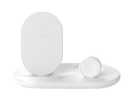 Belkin 3-in-1 - Base de carga inalámbrica - 75 vatios - blanco