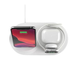 Belkin 3-in-1 - Base de carga inalámbrica - 75 vatios - blanco