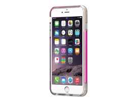 PureGear DualTek Pro - Carcasa trasera para teléfono móvil - plástico engomado - rosa - para Apple iPhone 6 Plus, 6s Plus