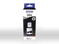 Epson 504 - 127 ml - negro - original - recarga de tinta - para EcoTank L4150, L4160, L4260, L6161, L6171, L6191, L6270; EcoTank ITS L4150, L4160