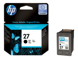 HP 27 - 10 ml - negro - original - cartucho de tinta - para Deskjet 33XX, 34XX, 450, 55XX; Officejet 6110; Photosmart 7150, 7350, 7550; psc 21XX, 2210