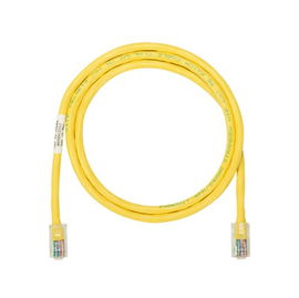 Cable de parcheo UTP Categoría 5e, con plug modular en cada extremo - 4.3 m. - Amarillo Cable de parcheo UTP Categoría 5e, con plug modular en cada extremo - 4.3 m. - Amarillo