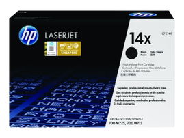 HP 14X - Alto rendimiento - negro - original - LaserJet - cartucho de tóner (CF214X) - para Color LaserJet M725; LaserJet Enterprise 700, M712, MFP M725; LaserJet Managed MFP M725