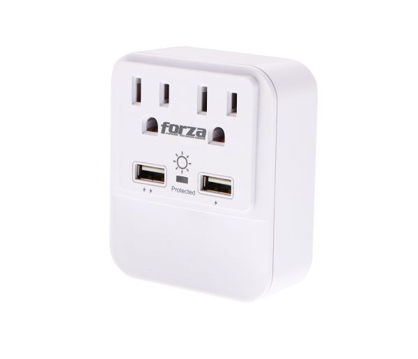 Tomacorriente Forza FWT-221USB - Protector de sobretensión
