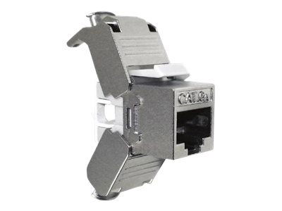 Nexxt - Inserto modular - CAT 6a - STP - RJ-45 - plata