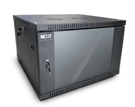 Nexxt Solutions SKD - Armario - instalable en pared - negro, RAL 9005 - 6U - 19