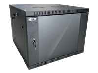 Nexxt Solutions SKD - Armario - instalable en pared - negro, RAL 9005 - 9U - 19