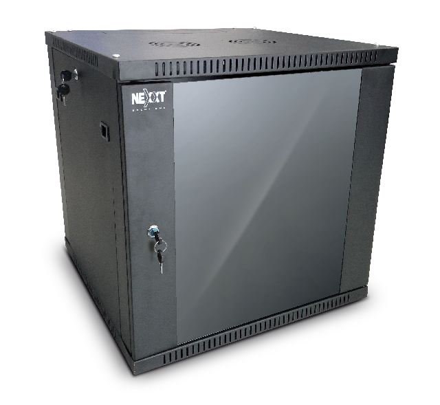 Nexxt Solutions SKD - Armario - instalable en pared - negro, RAL 9005 - 15U - 19 Nexxt Solutions SKD - Armario - instalable en pared - negro, RAL 9005 - 15U - 19