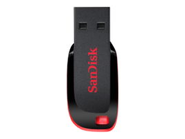 SanDisk Cruzer Blade - Unidad flash USB - 16 GB - USB 2.0 - rosa eléctrico