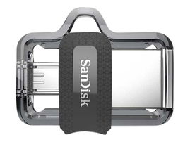 SanDisk Ultra Dual M3.0 - Unidad flash USB - 16 GB - USB 3.0 / micro USB SanDisk Ultra Dual M3.0 - Unidad flash USB - 16 GB - USB 3.0 / micro USB