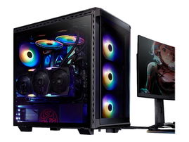 XPG Battlecruiser - Torre - placa ATX extendida - sin fuente de alimentación - negro - USB/Audio