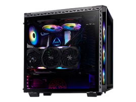 XPG Battlecruiser - Torre - placa ATX extendida - sin fuente de alimentación - negro - USB/Audio