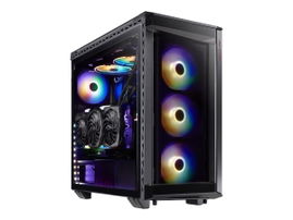 XPG Battlecruiser - Torre - placa ATX extendida - sin fuente de alimentación - negro - USB/Audio
