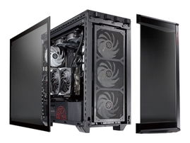 XPG Battlecruiser - Torre - placa ATX extendida - sin fuente de alimentación - negro - USB/Audio