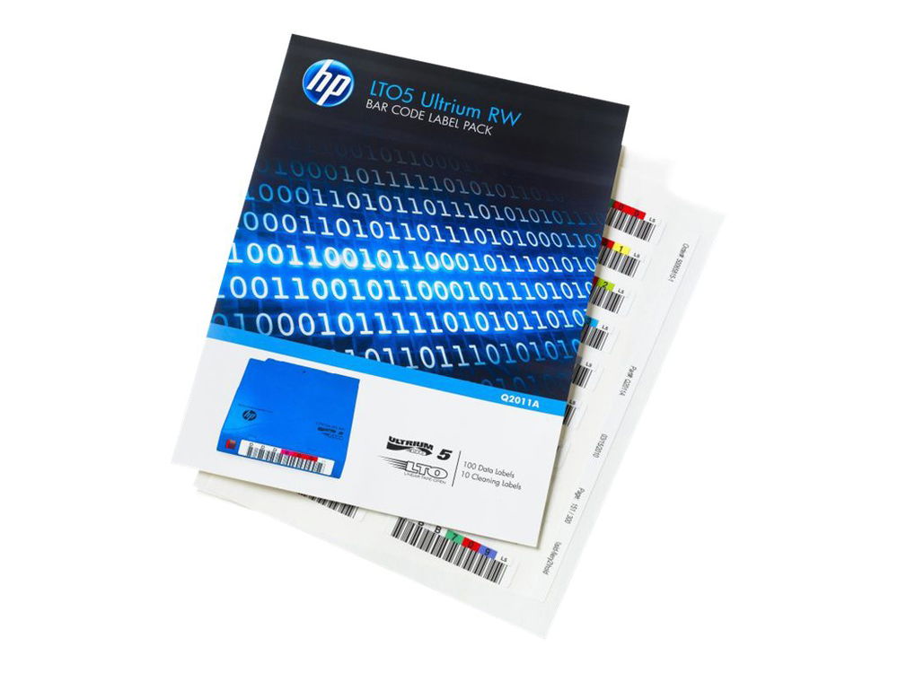 HPE LTO-5 Ultrium RW Bar Code Label Pack - Etiquetas código de barras - para HPE MSL2024, MSL4048, MSL8096; LTO-5 Ultrium; StoreEver MSL4048 LTO-5, MSL6480 HPE LTO-5 Ultrium RW Bar Code Label Pack - Etiquetas código de barras - para HPE MSL2024, MSL4048, MSL8096; LTO-5 Ultrium; StoreEver MSL4048 LTO-5, MSL6480