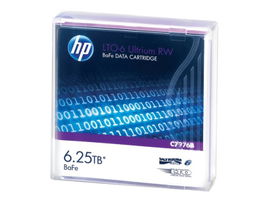 HPE Ultrium RW Data Cartridge - LTO Ultrium 6 6.25 TB - para StorageWorks SAS Rack-Mount Kit; StoreEver MSL2024, MSL4048, MSL8096; StoreEver 1/8 G2