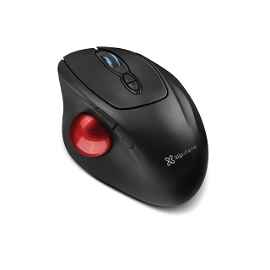 Klip Xtreme - Mouse - 2.4 GHz - Wireless - Black - Trackball
