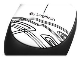 Logitech M105 - Ratón - óptico - cableado - USB - blanco