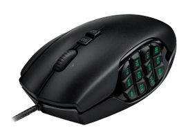 Logitech Gaming Mouse G600 MMO - Ratón - diestro - laser - 20 botones - cableado - USB - negro