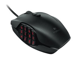 Logitech Gaming Mouse G600 MMO - Ratón - diestro - laser - 20 botones - cableado - USB - negro