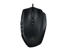 Logitech Gaming Mouse G600 MMO - Ratón - diestro - laser - 20 botones - cableado - USB - negro