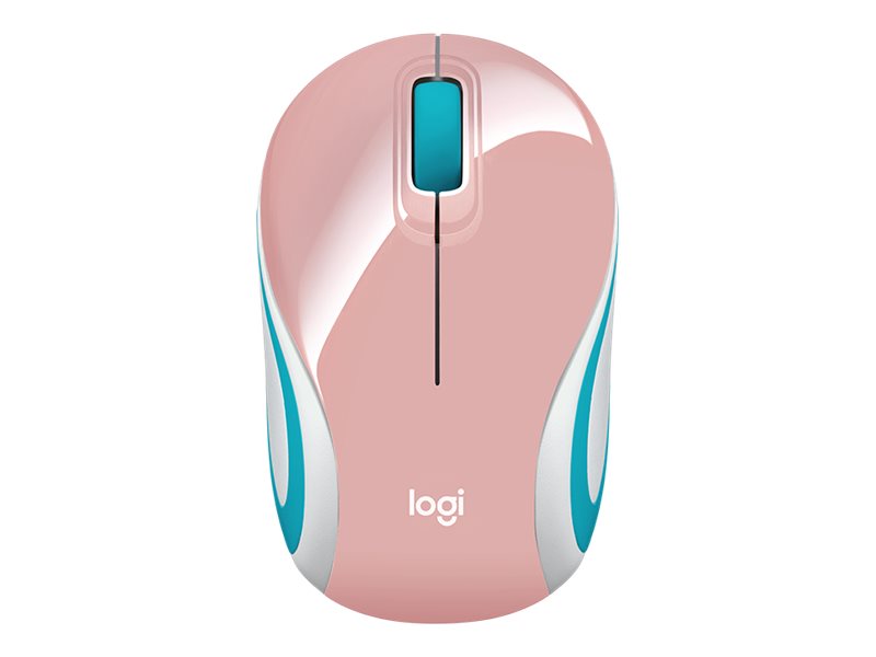 Logitech M187 - Ratón - óptico - 3 botones - inalámbrico - 2.4 GHz - receptor inalámbrico USB - Blossom