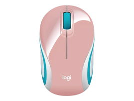 Logitech M187 - Ratón - óptico - 3 botones - inalámbrico - 2.4 GHz - receptor inalámbrico USB - Blossom