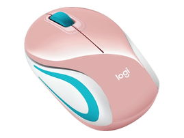 Logitech M187 - Ratón - óptico - 3 botones - inalámbrico - 2.4 GHz - receptor inalámbrico USB - Blossom
