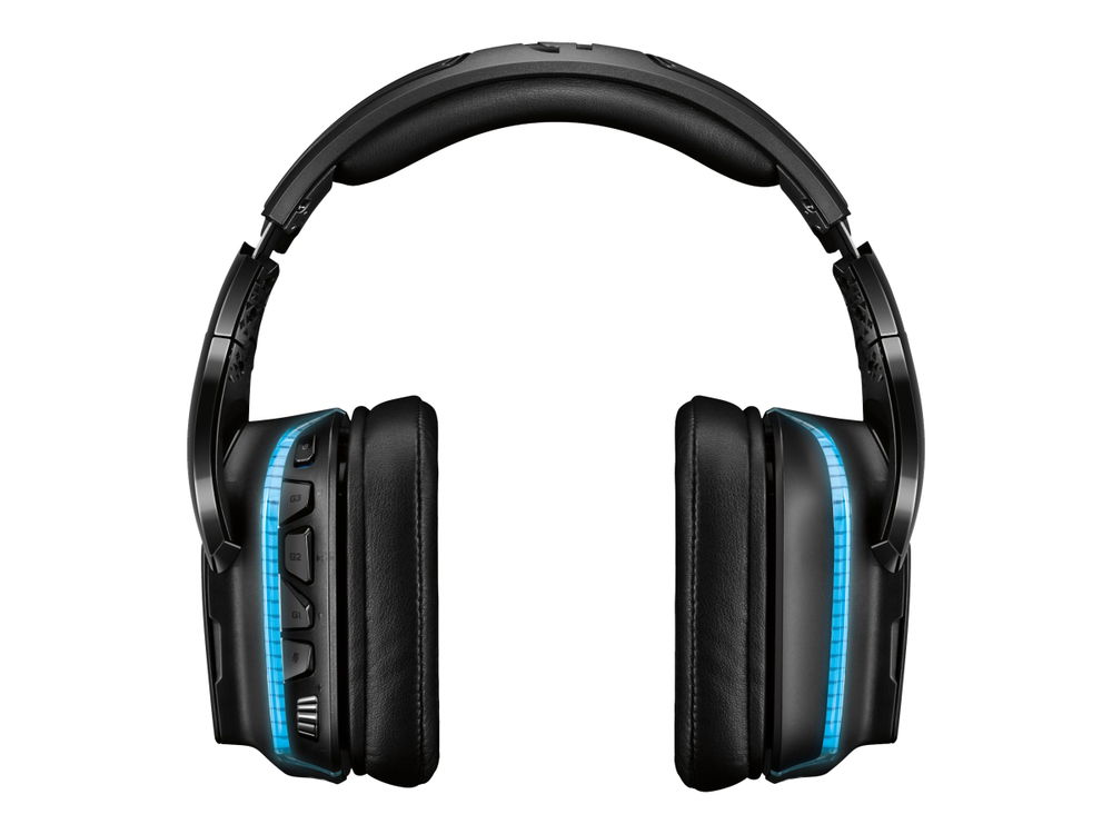 Logitech G935 - Auricular - 7.1 canales - tamaño completo - 2,4 GHz - inalámbrico - conector de 3,5 mm - negro, azul